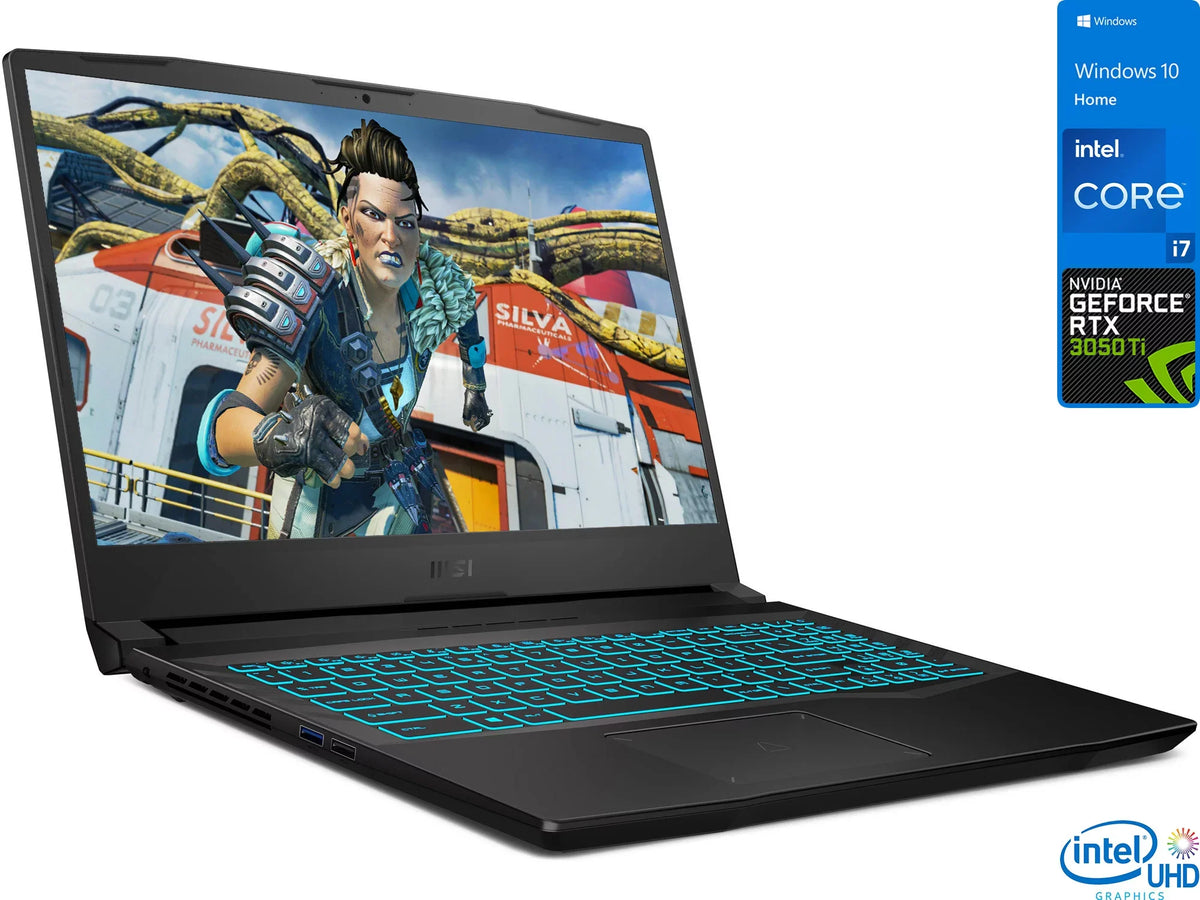 15 Laptop, Crosshair Display, SSD, Windows 144Hz HDMI, Wi-Fi, Bluetooth, 15.6" RAM, 1TB 16GB NVIDIA MSI Core 3050 Ti, NVMe Gaming 4.6GHz, Intel Upto RTX GeForce Home 10 i7-11800H FHD