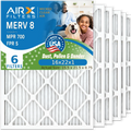 Air AIR. Pleated Furnace Comparable Filter & CLEAN Pack MERV 6 Premium AIRX MPR Filters USA to FILTERS AC WICKED Conditioner 5 8 Filter HVAC 16x22x1 by Electrostatic 16x22x1 Made Air 700 FPR