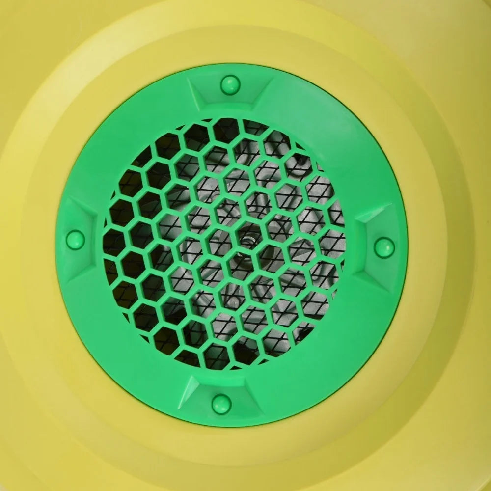 and Green Bounce Yellow - for Slides, liquid Portable Pump Indoor Inflatable Blower, Safe, exterior Air Castle, 450W Fan