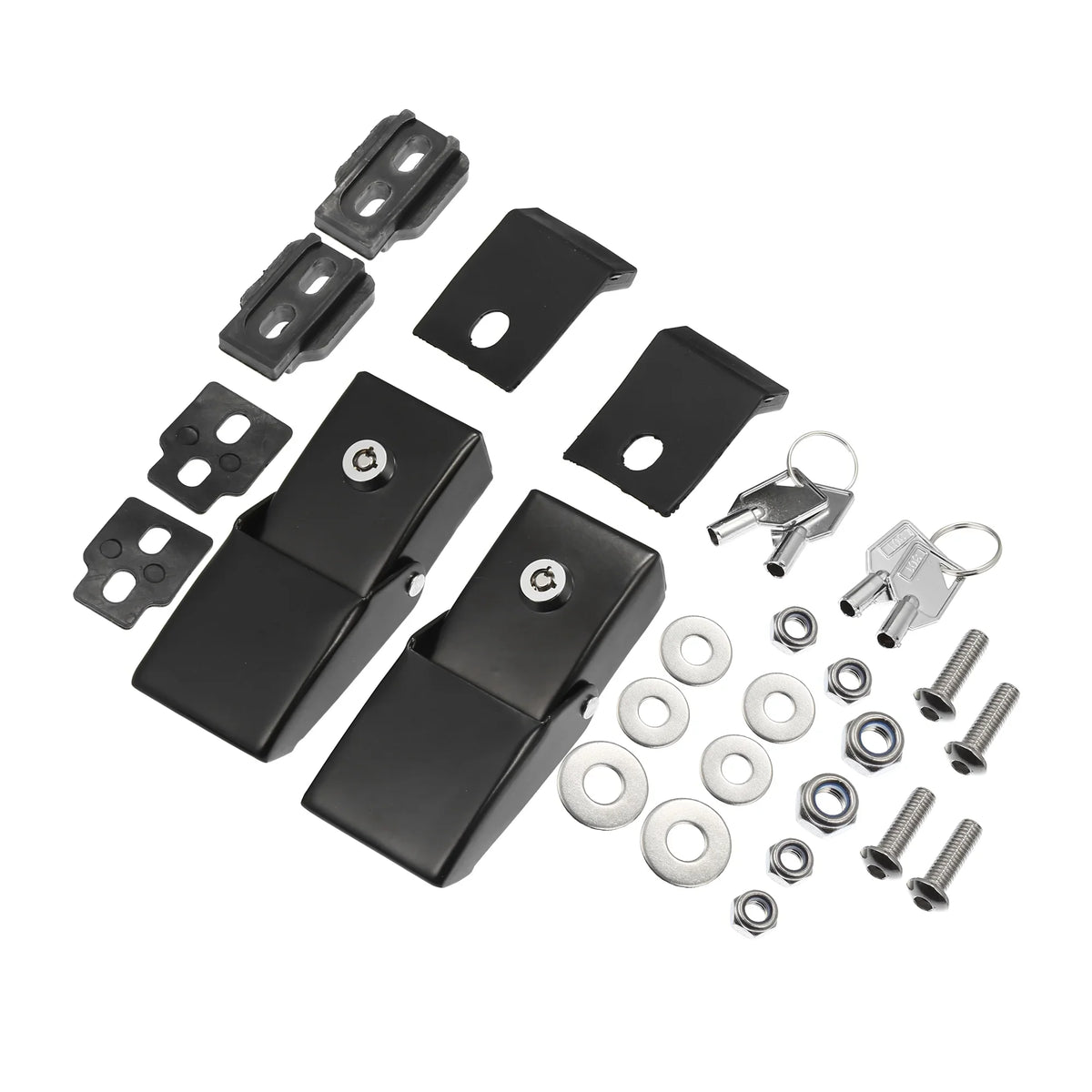 Hood for Hood JK JL Front Latches Locking Catch Pair Fit Wrangler 2007-2021 Unique 1 Jeep Black Bargains