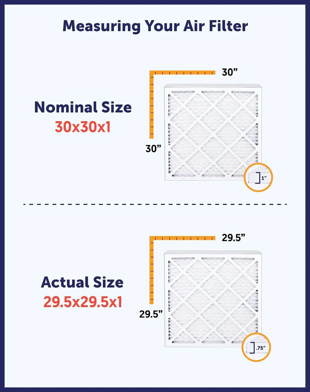 Filter 4 King dimension: | A/C 4x43x1a Actual | 8 Filter | x MADE HVAC x Furnace Air | 43 Pleated MERV 4-PACK Filters IN USA .75"