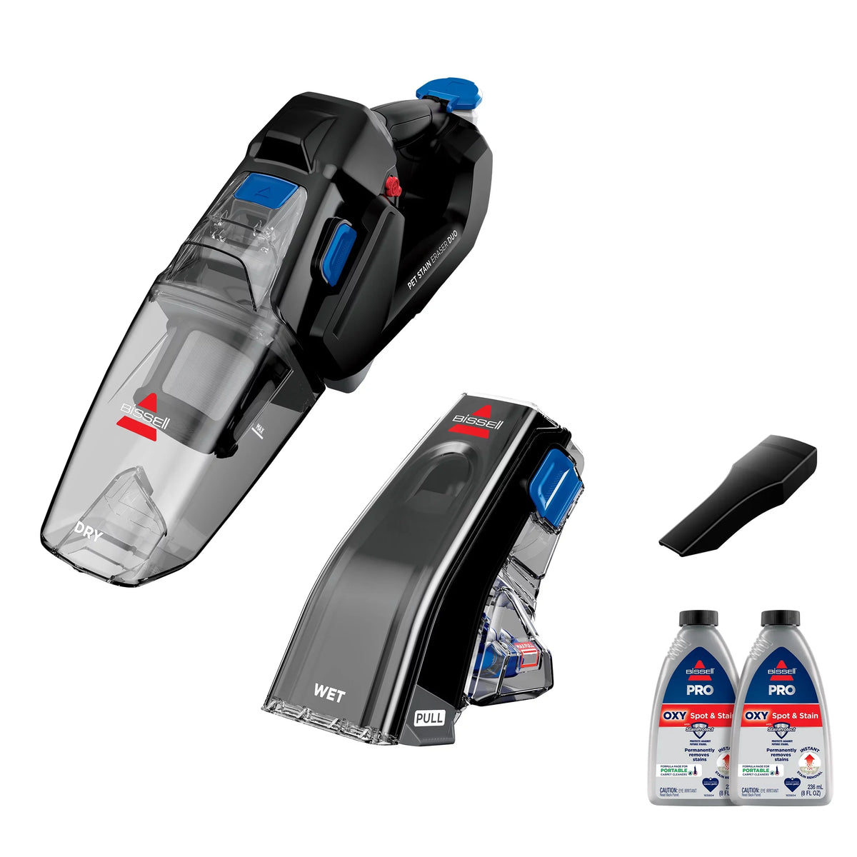 Hand Deep Vacuum, Eraser™ Portable 3706 Stain Duo BISSELL® Cordless Cleaner Pet and