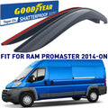 2014-2024, Car pcs Rain Vent Tape-on Goodyear GY008711 Visors, Deflector, Window Window Vent 2 Accessories, - ProMaster Ram for Deflectors Visor, Shatterproof Guards,