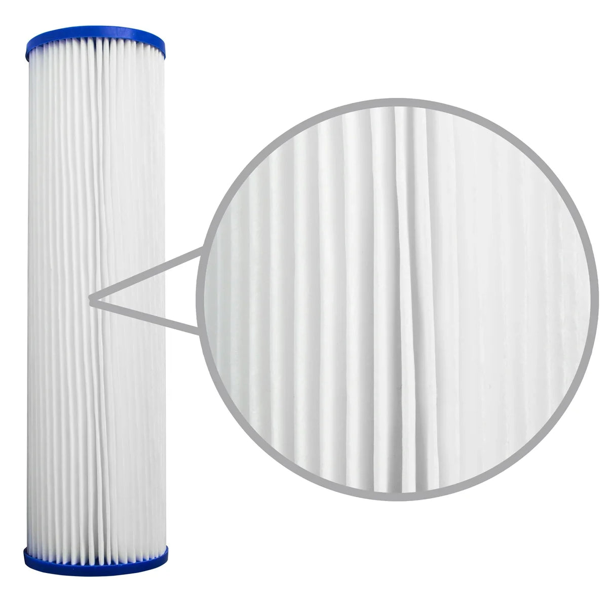 liquid Pleated Cartridge Pack micron 25 10 Filter Poly 20x2.5"