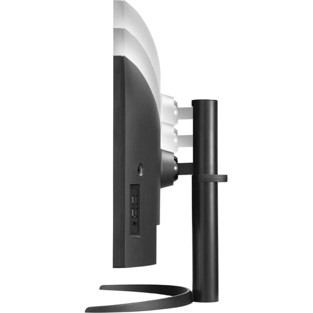 with LAN Box Open and (RJ-45) 34" QHD Curved 10 USB HDR Type-C Built-in-KVM-Monitor 34WQ75C-B IPS UltraWide LG