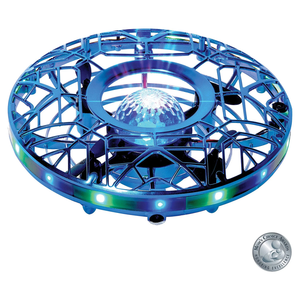Drone Mini Aerial Hand Light Controlled LED Force1 Drone (Blue) Pro Projector with Scoot