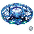 Drone Mini Aerial Hand Light Controlled LED Force1 Drone (Blue) Pro Projector with Scoot