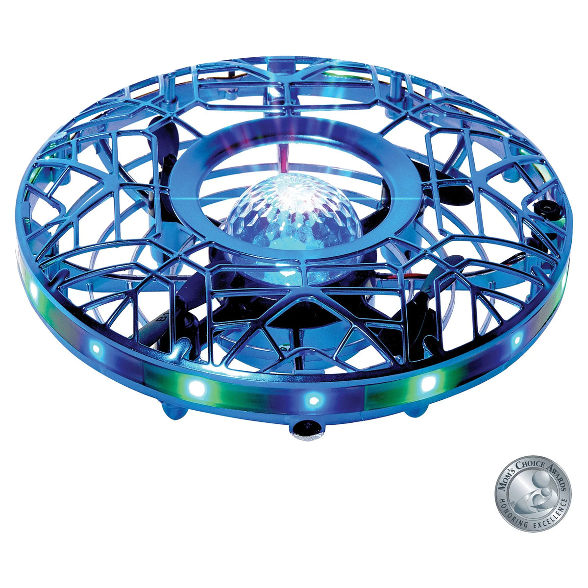 Drone Mini Aerial Hand Light Controlled LED Force1 Drone (Blue) Pro Projector with Scoot