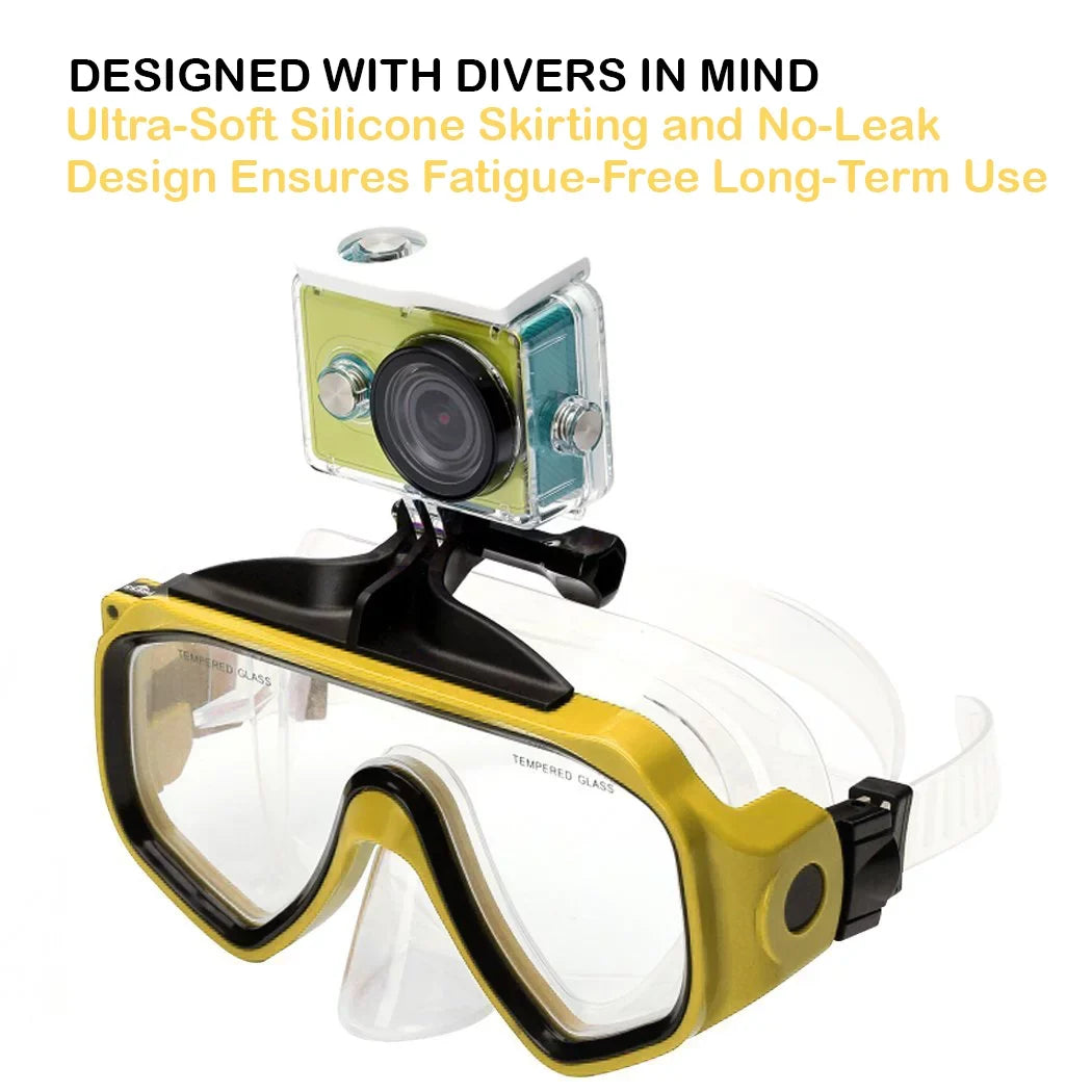 Black, HERO2 Action HERO3, Waterproof Mask Flash for Similar Opteka Session, Diving Light HERO4, and + Silver, SJ6000, Goggles SJ4000 GoPro Scuba Cameras LED