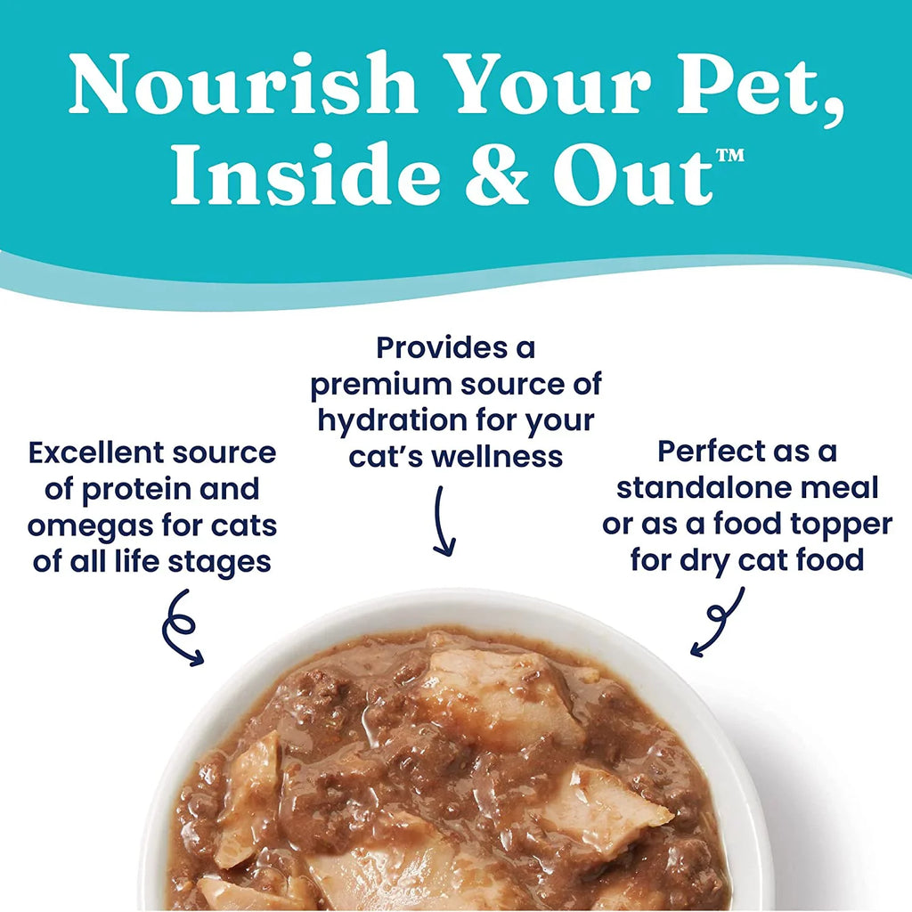 Cats for Shreds Grain Protein, Wet - Gold Real with - Amino Solid Gravy Superfood, Food - Gluten Canned Vitamins, Free with Gravy Shreds 16ct/6oz Acids & Can Fish Minerals Tuna in Cat - &