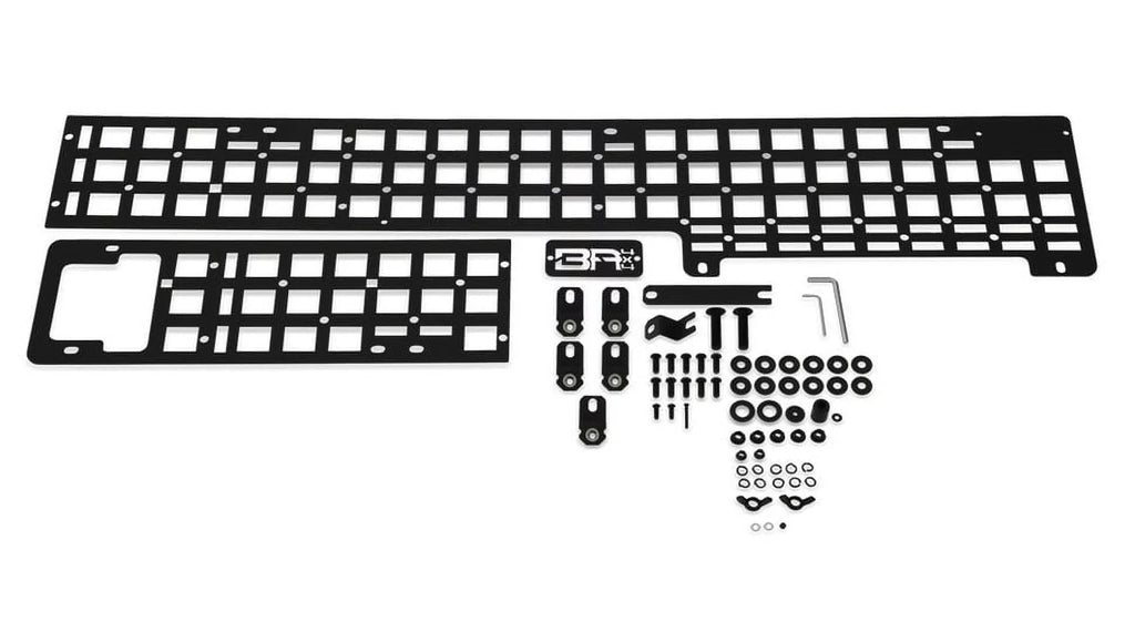 Armor 2005-2023 Accessories Side Molle Body Black Light Bed Fits TC-7125 Bed Tacoma Texture Toyota System