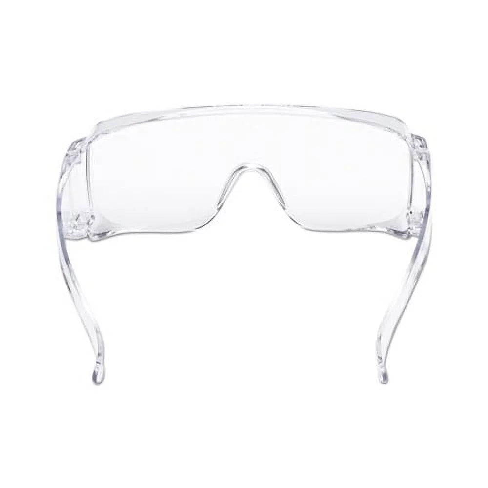 20/Box Safety V Fits Guard Most, Frame/Lens, Clear Tour One Glasses dimension