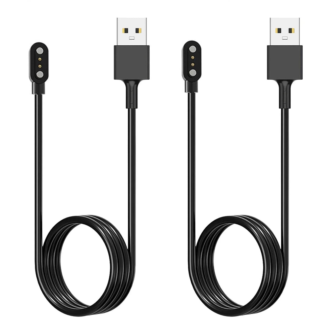 Charger ID205L Magnetic [2-Pack] Willful Cable Watch USB for Charging SW021 Smart Letsfit YAMAY 3.3FT VeryFitPro SW023