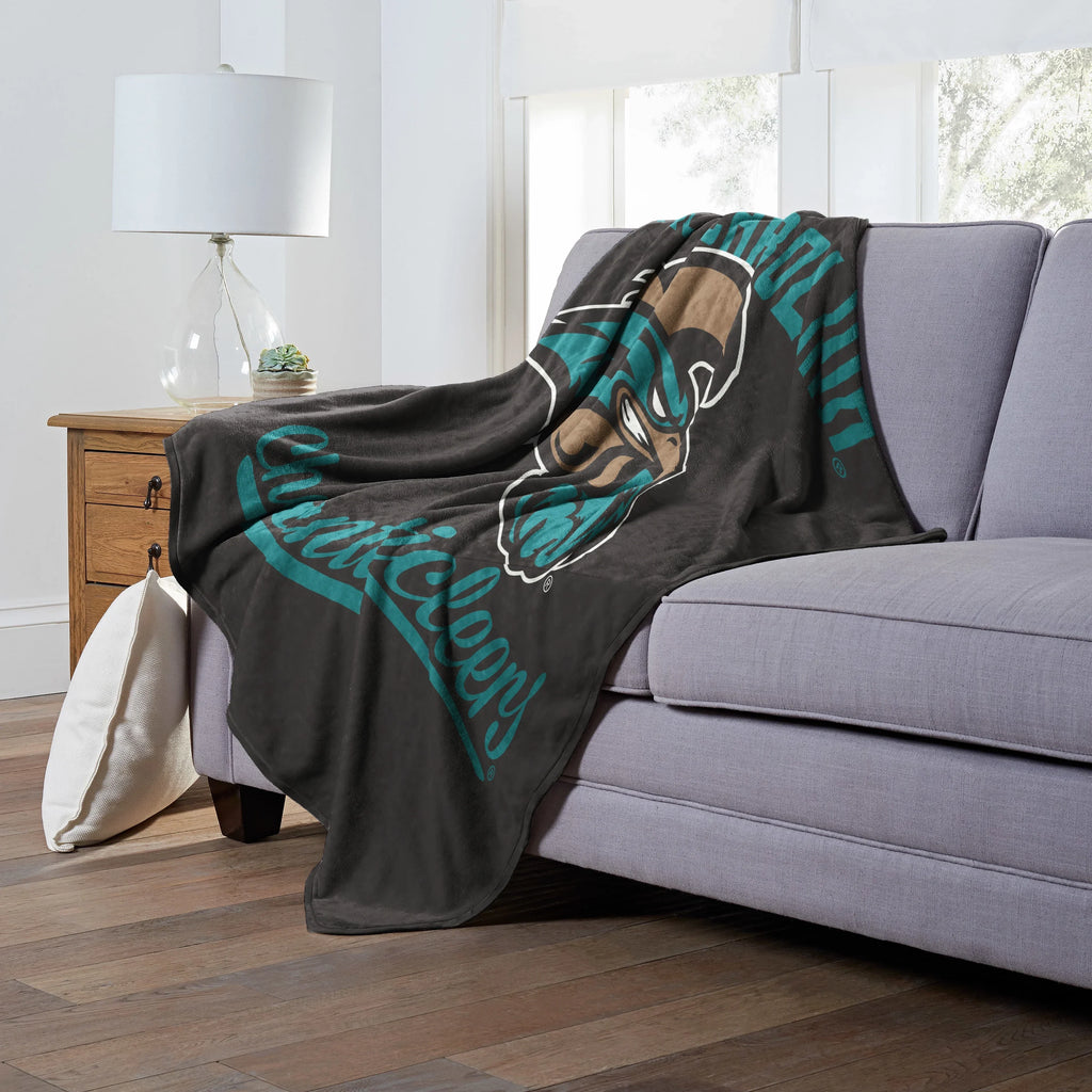 Alumni Blanket Touch Coastal Carolina Silk Throw Chanticleers