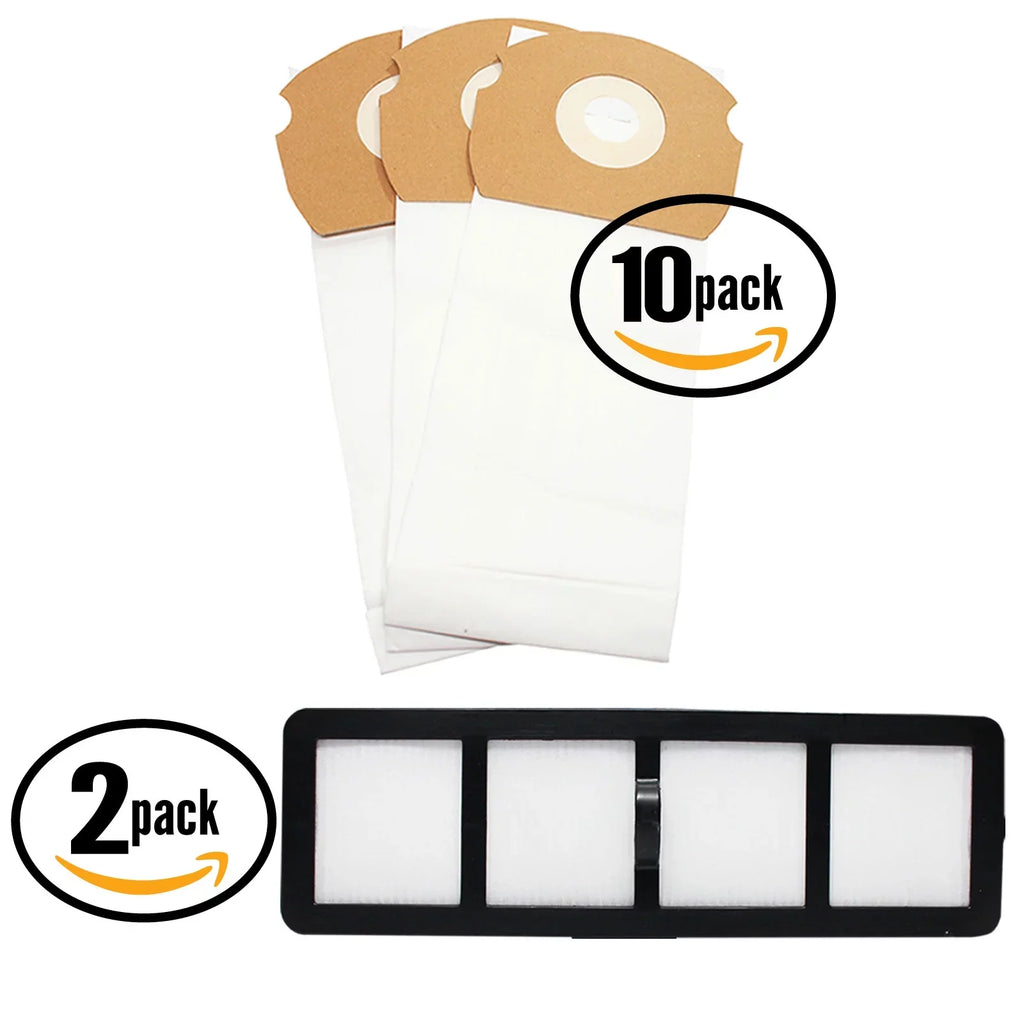 & & Gold Vacuum AS1001AX Vacuum Filter Bag AirSpeed HEPA 2 Bags Filter AS - EF-6 30 Eureka Compatible Eureka Replacement