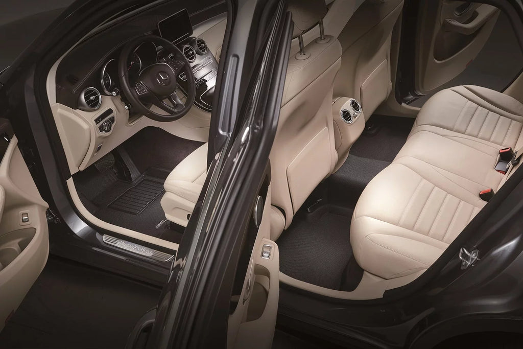 KAGU (BLACK) MAXpider CHRYSLER compatible PACIFICA/VOYAGER Mat Set 3D 2020-2024 Full with - Floor