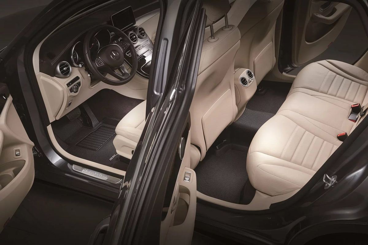 KAGU (BLACK) MAXpider CHRYSLER compatible PACIFICA/VOYAGER Mat Set 3D 2020-2024 Full with - Floor