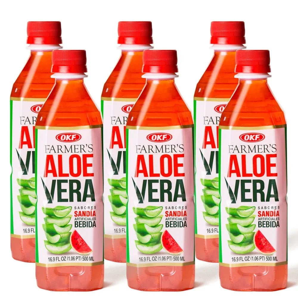 Ounce OKF Vera (10 or Aloe Pack) - Preservatives No 16.9 Drink, Watermelon Additives