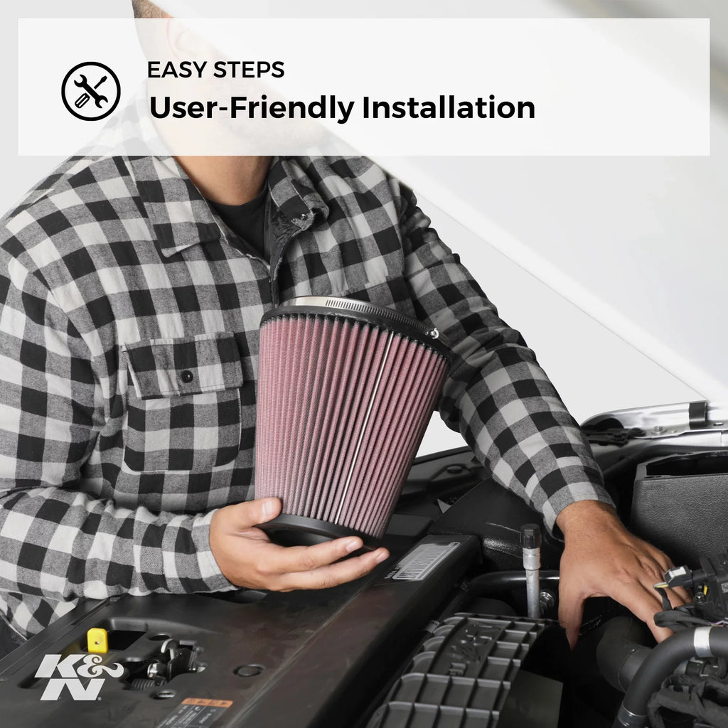 Briggs Fits E-4665 Replacement Premium, Go/John Select and High Air Deere Engines, Performance, Stratton/Ez Filter: K&N Filter: Washable, Engine
