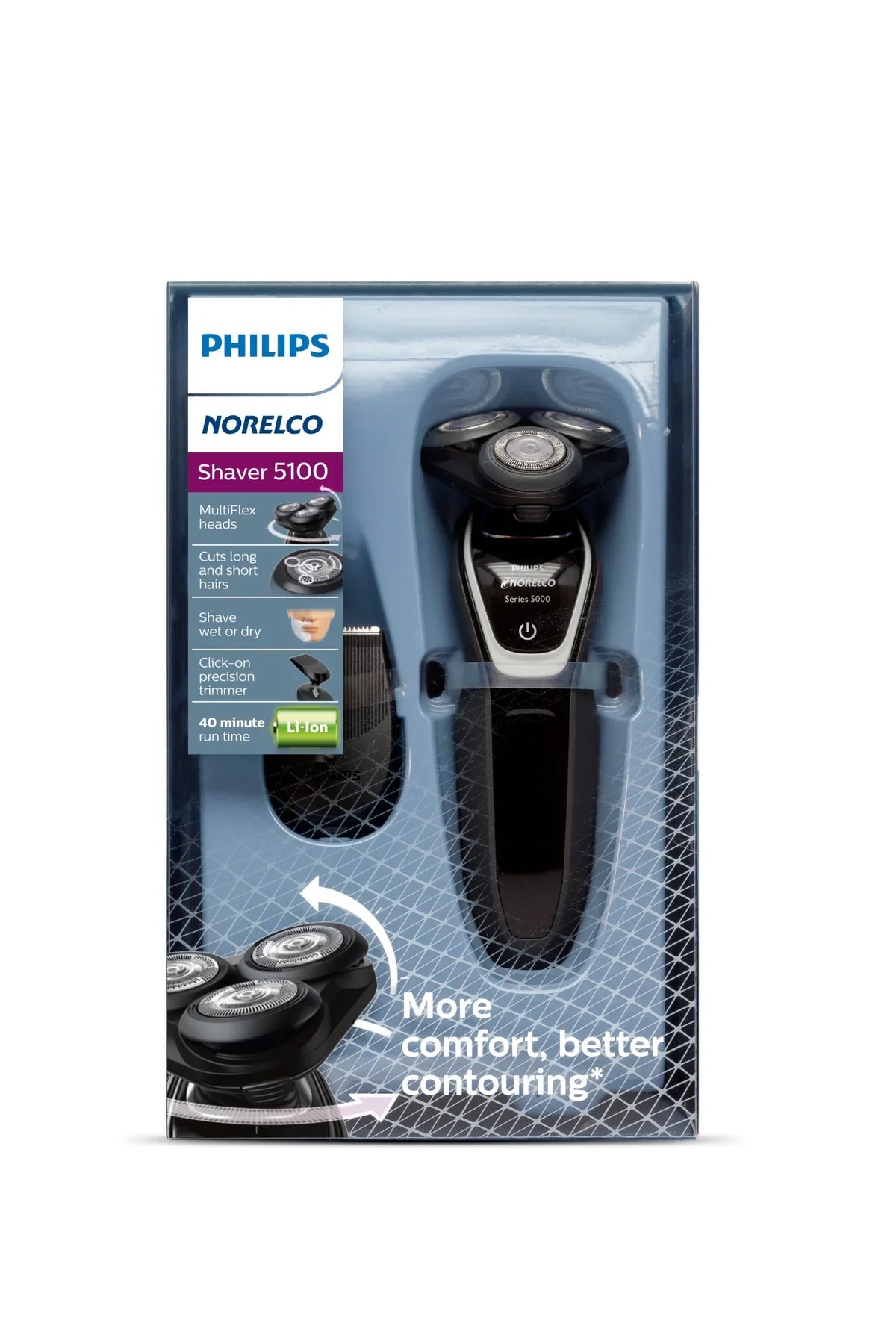 Electric 5100 S5210/81 Wet/Dry Shaver Rechargeable Philips Norelco