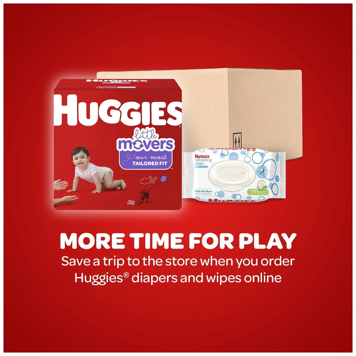 dimension Little Baby Ct, 104 Giant Diapers, Pack Movers Huggies 4,