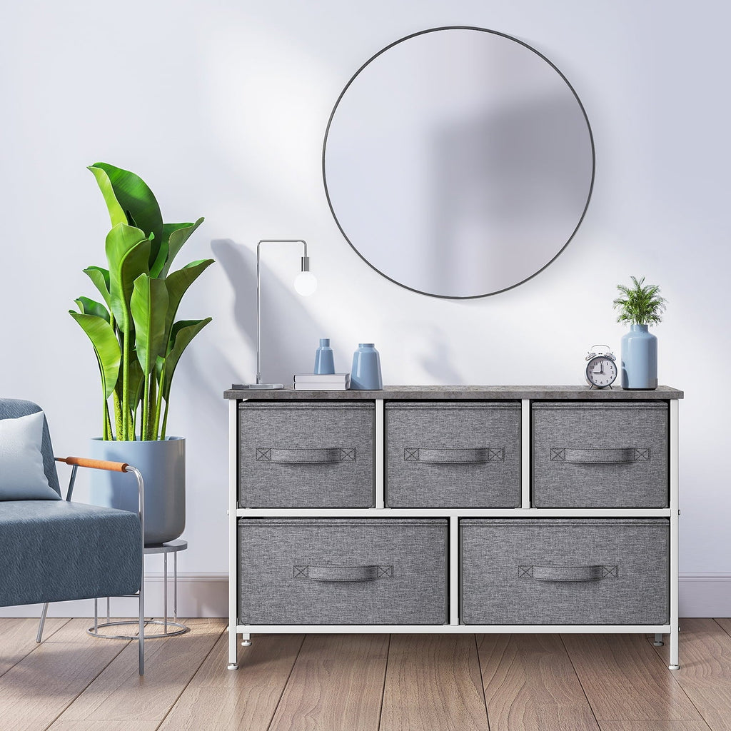 Storage Cube - Grey Dresser