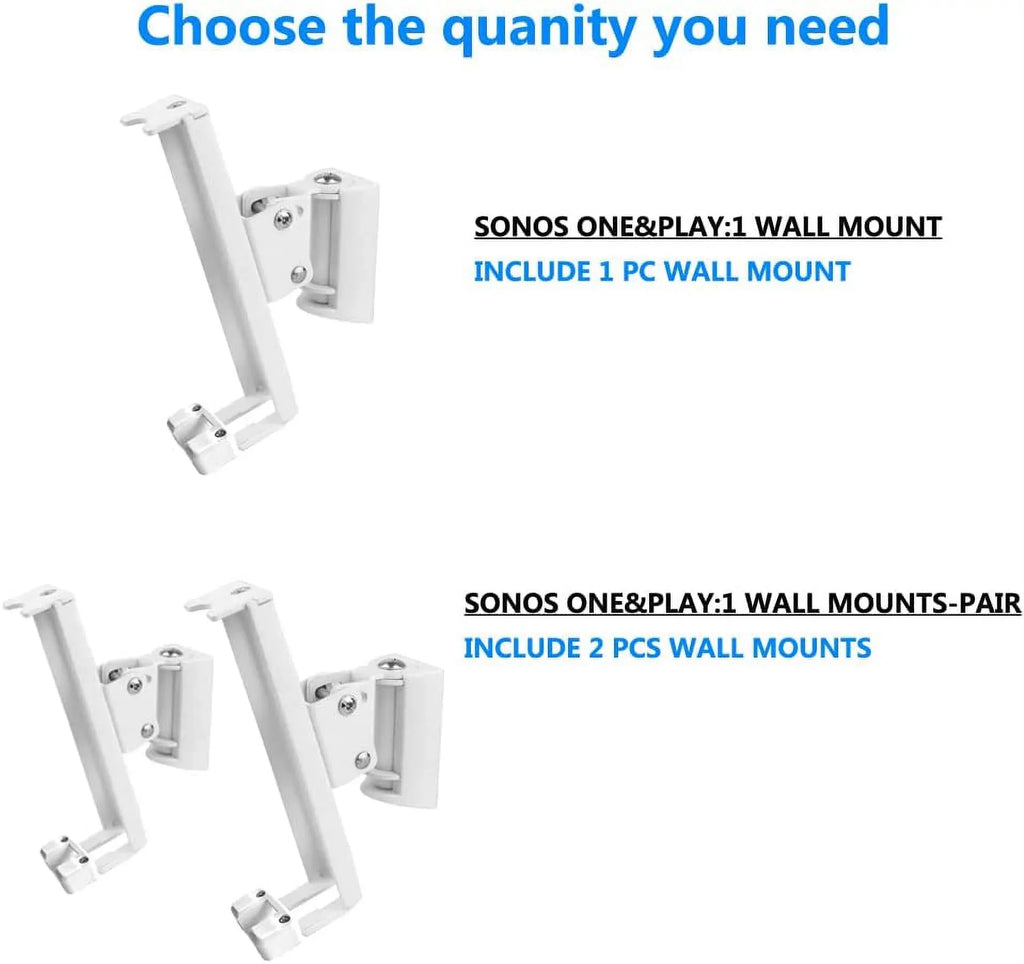 Play SONOS Mounts ONE and Tilt,Compatible SONOS (Swivel Bracket 1 ONE/SONOS Speaker and Wall SONOS for with SL Both