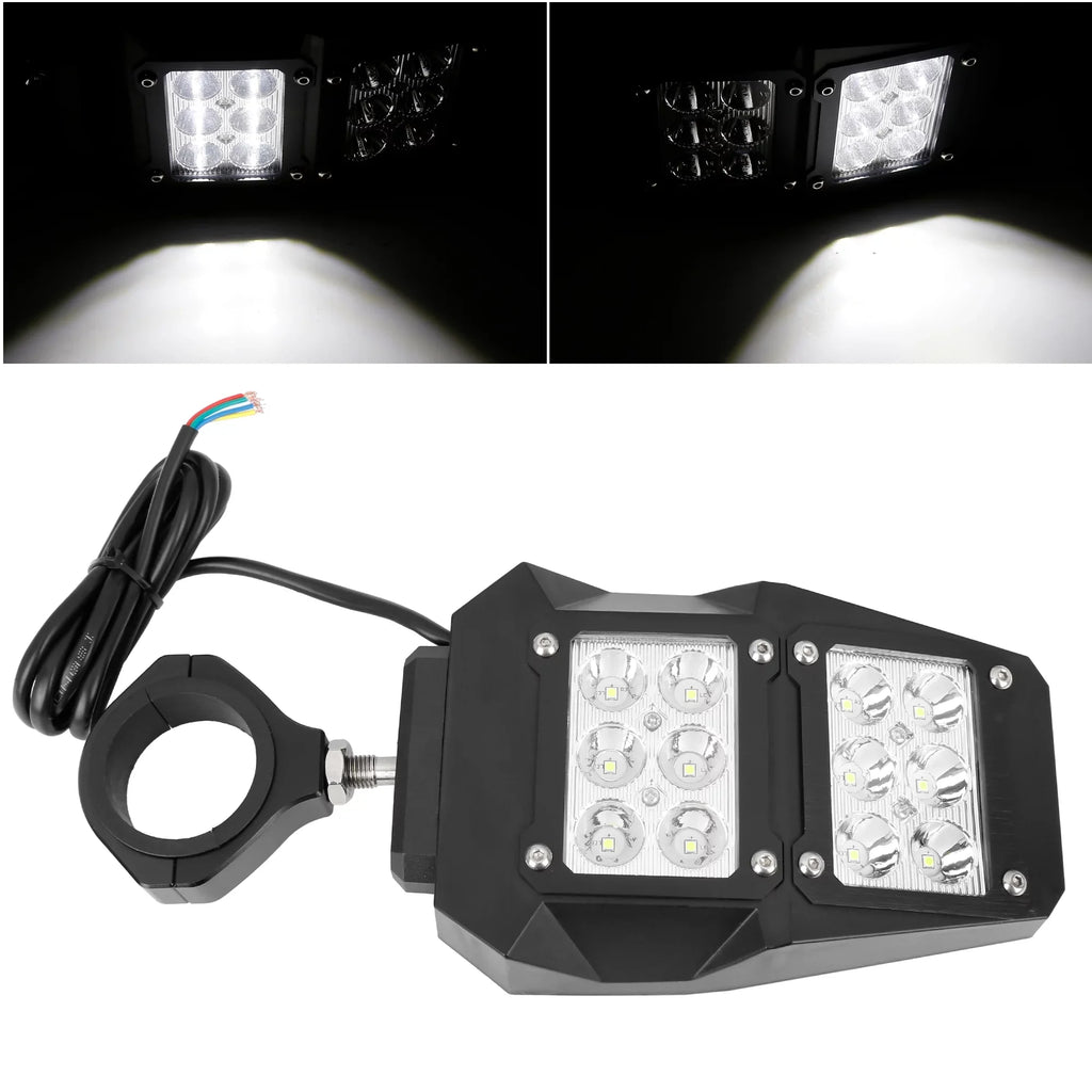 6.3" w Cage UTV Roll for 1.75" Black Light Rear View Round Yamaha Bargains Mirror Unique Pair