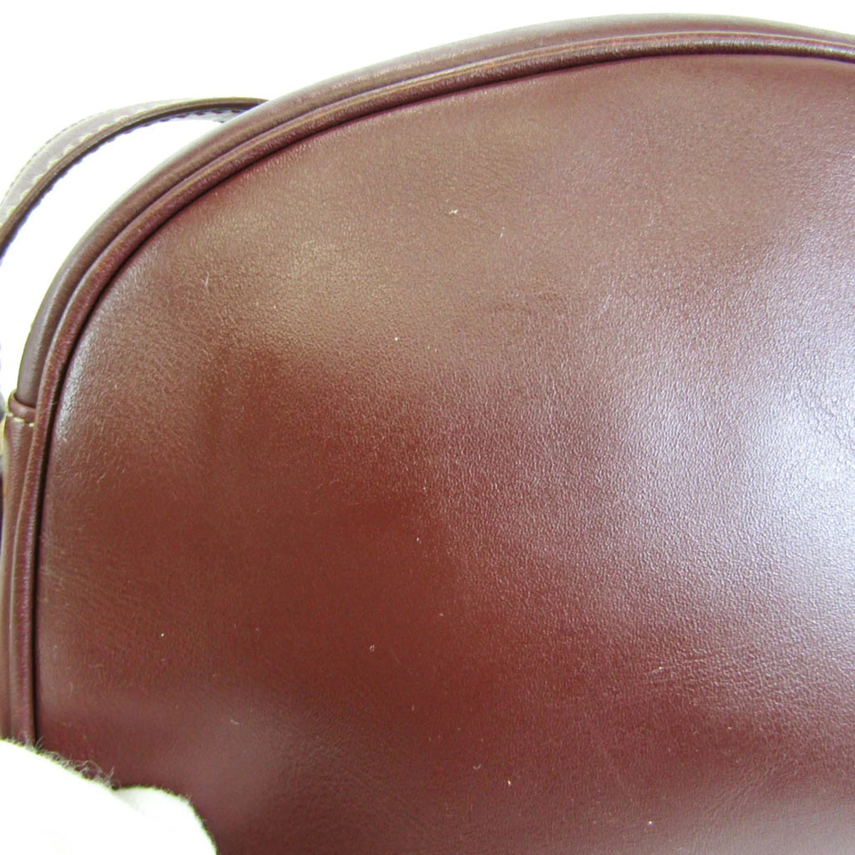 Women's Bag Must Pre-Owned Leather (Good) Shoulder Cartier Bordeaux