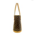 Leather Monogram VI0914 Women's Bucket Canvas Pre-Owned M42236 Brown Bag GM Nume (Fair)
