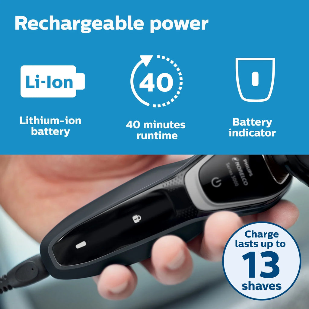 Electric 5100 S5210/81 Wet/Dry Shaver Rechargeable Philips Norelco