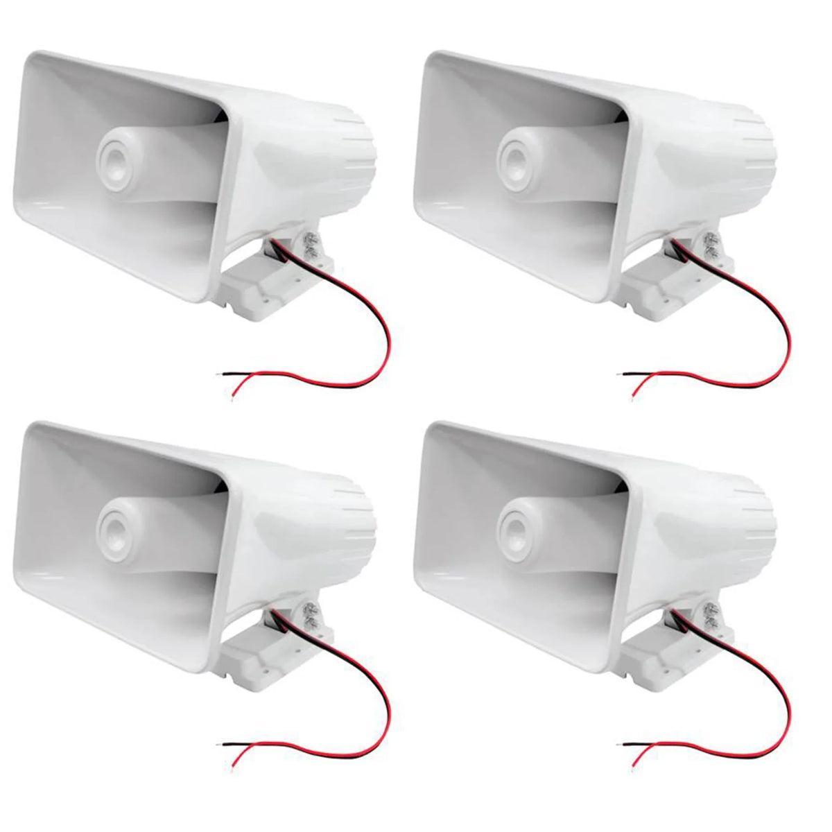 Speaker, White PA 8" and Horn Watts Pyle 8 Pack) Indoor 65 exterior Ohms (4