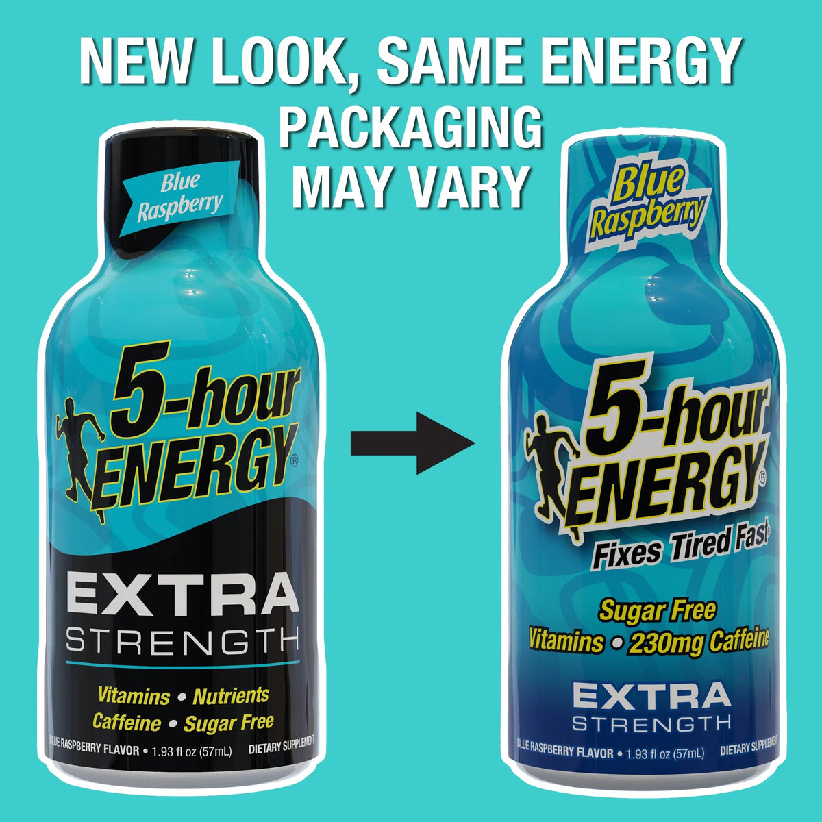 ENERGY Shot, Strength, 12 Extra Blue Count Raspberry, 5-hour