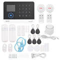 Auto-dial WIFI Motion Control Home Door System APP with Sensor Control Wireless Voice Smart 433MHz Remote Phone PIR Burglar GSM Display LCD Alarm + System Compatible Alarm Home Sensor