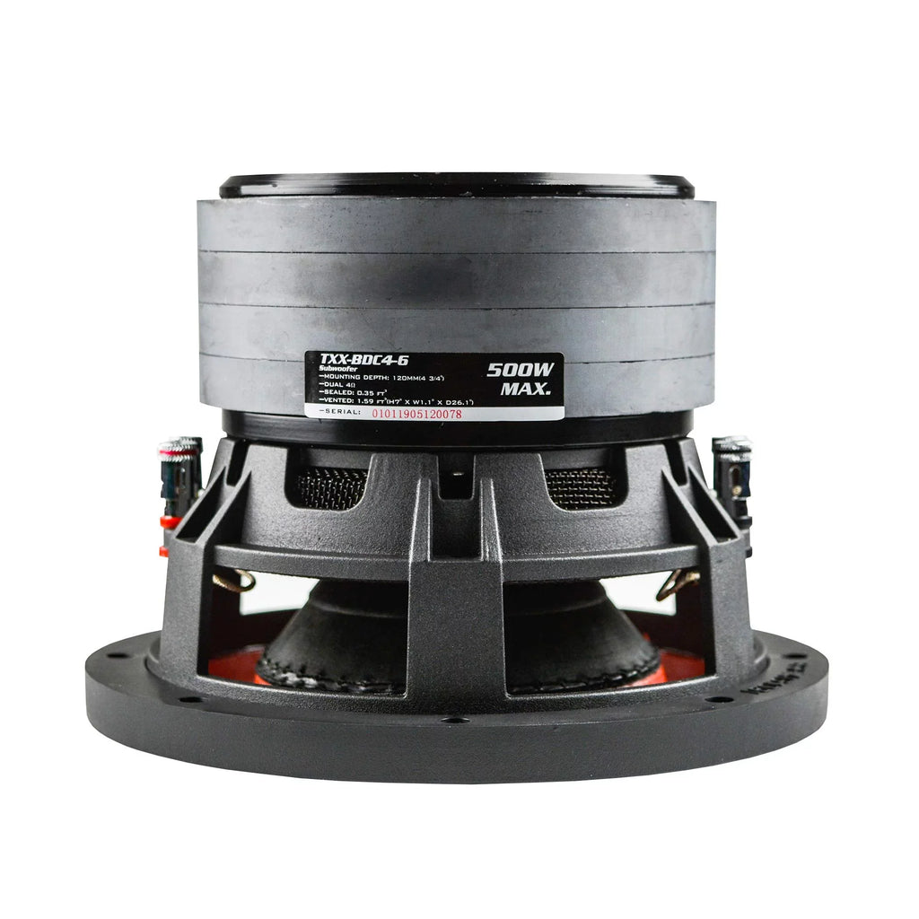 Subwoofer Watt Quad AudioPipe Stack TXXBDC46 6.5 Car Audio Inch System 500