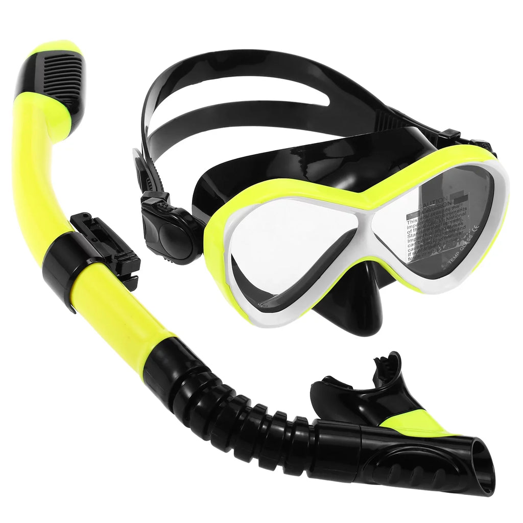 Goggles for Goggles Tube with Snorkel Dry Snorkel -fog Swimming Professional 6588 Set Kids