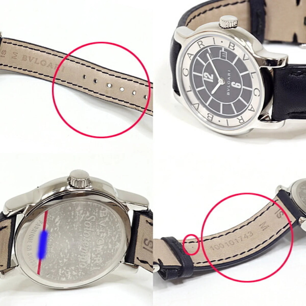 Steel Stainless Bvlgari ST29S (Good) Solotempo Quartz Women's Pre-Owned Watch