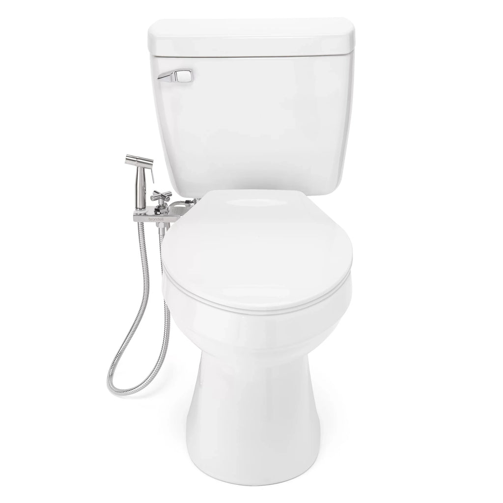 Luxury Steel and Shut with Sprayer off, CleanSpa Holster Stainless Brondell Bidet Integrated Hand-Held