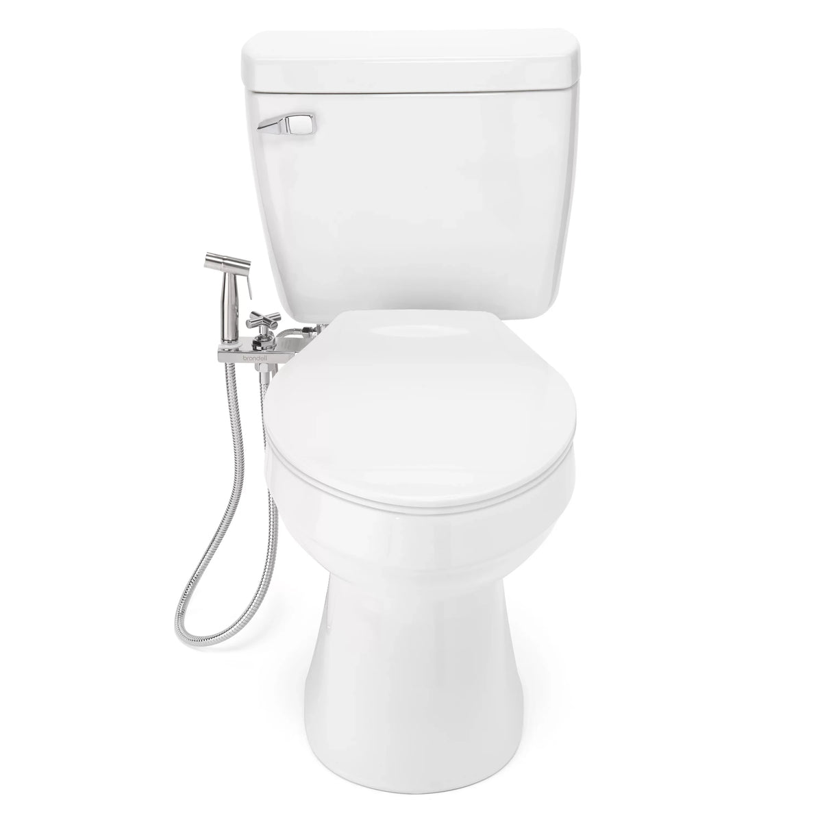 Luxury Steel and Shut with Sprayer off, CleanSpa Holster Stainless Brondell Bidet Integrated Hand-Held