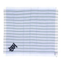 (Like blue wool New) light scarf border Pre-Owned BURBERRY silk 80173691 Burberry stripe