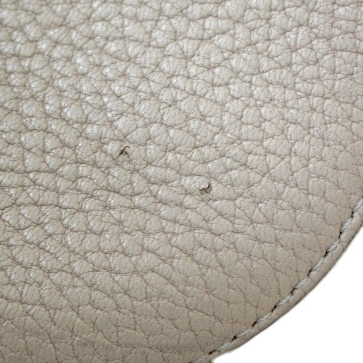 Chloe BRB01000000002558 Chain Shoulder Pre-Owned (Fair) Chloé Leather Beige Bag Ladies