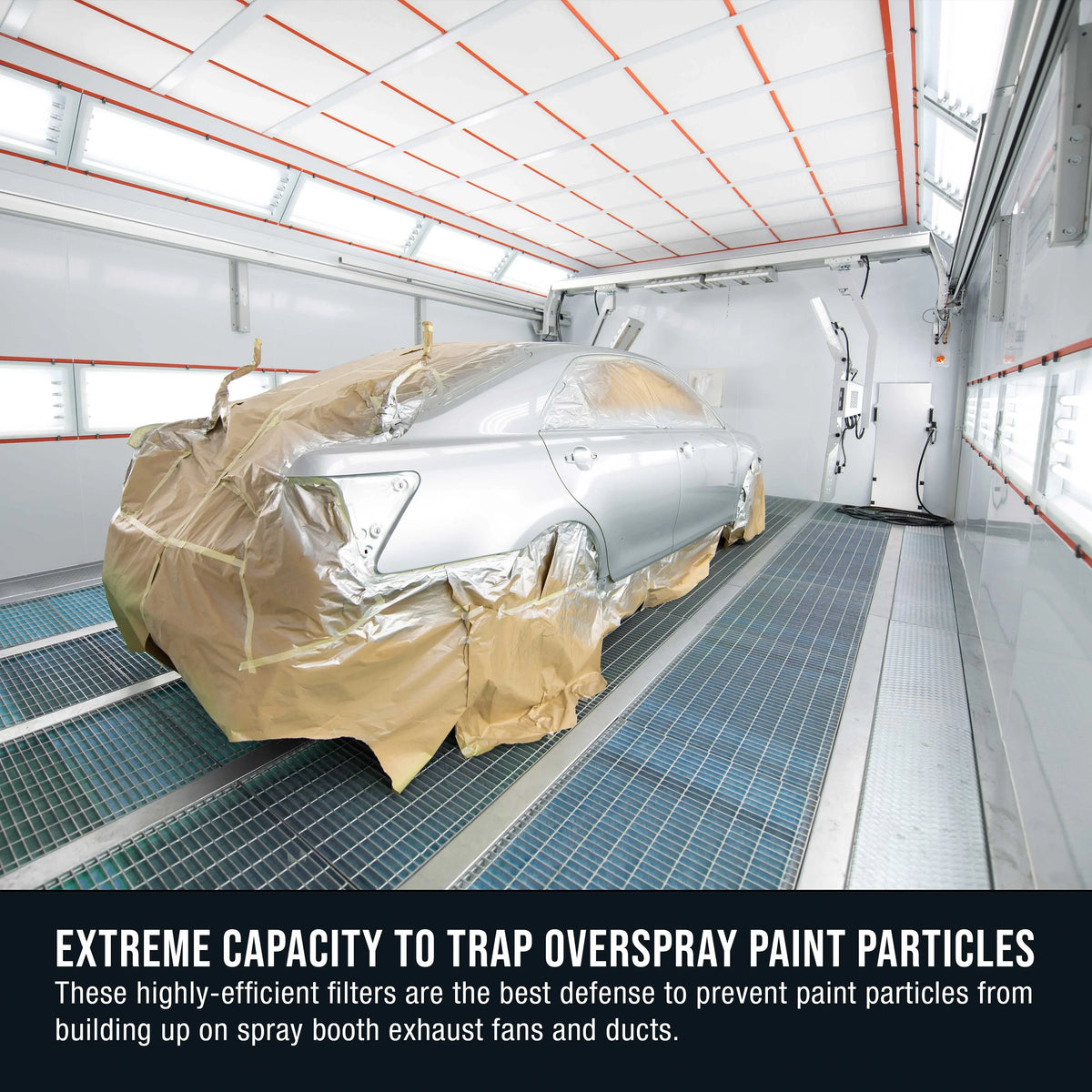 Roll, Elite Overspray Exhaust Captures 18 Booth Filter Particles - Autobody x Master in Gram 36" Traps Booths Paint 100' Auto Paint Refinish - Spray Heavy-Duty Arrestor Paint Fiberglass Premium