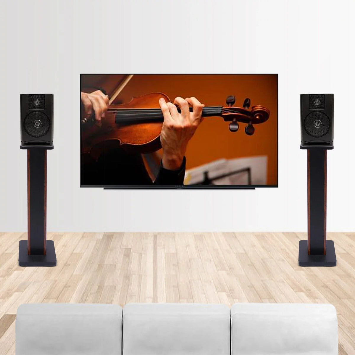 Speaker Home 2x28" Holder Studio Monitor Speaker Theater Multimedia Stands Stand
