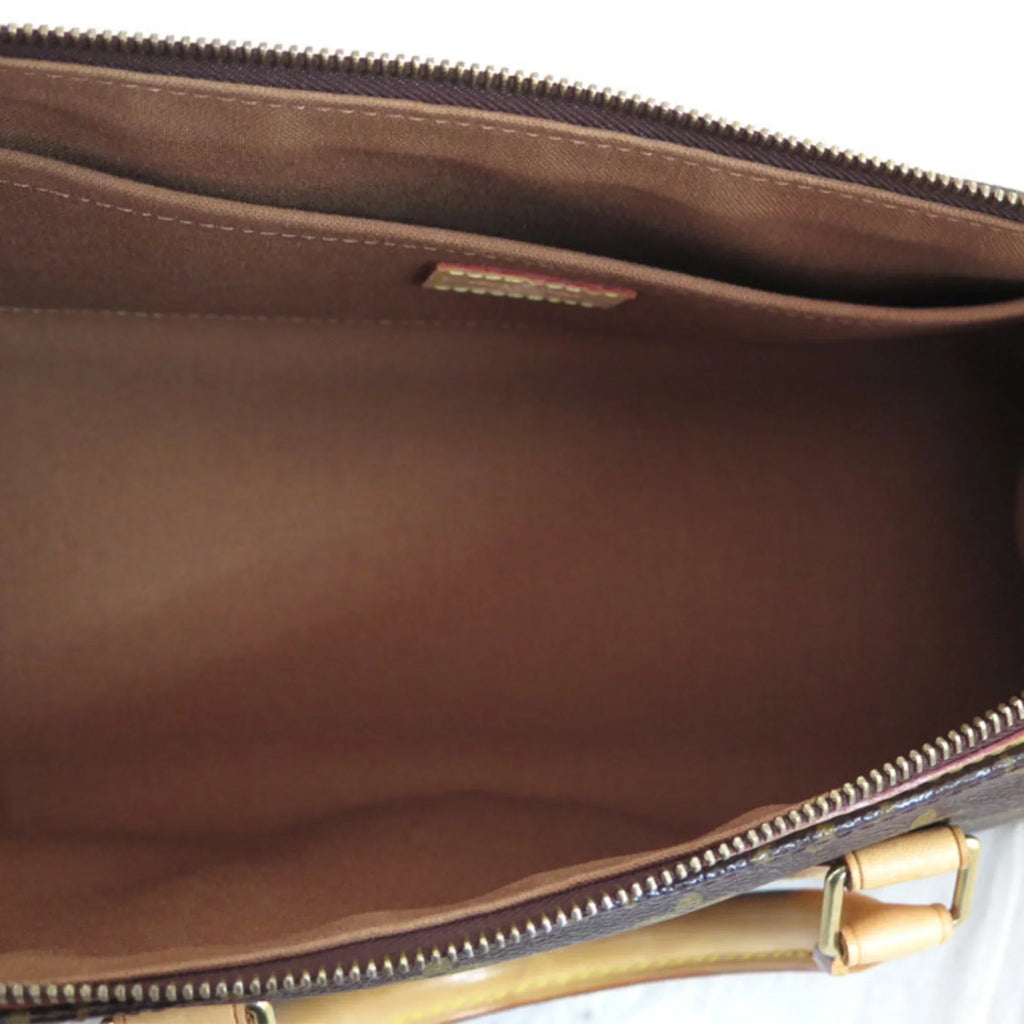 Women's Pre-Owned M40009 Monogram Brown Popincourt Canvas e54399a (Good) Handbag
