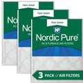 25x25x1 3 Pack (24_1/2x24_1/2) AC Air Filters Furnace Eco-Friendly Pure Green