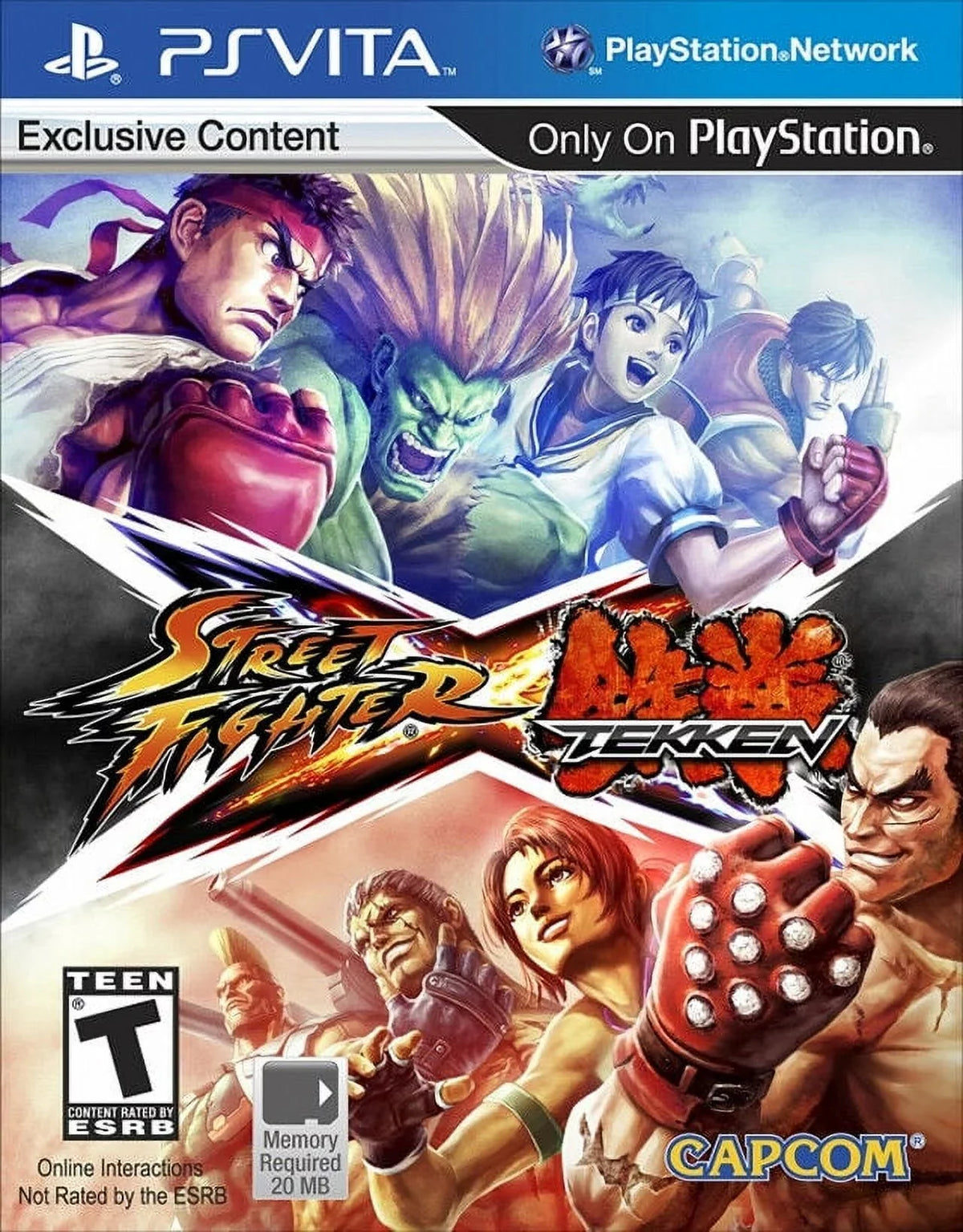 Sealed Fighter PlayStation Tekken X Vi-013388370030 Street PSV Factory US New Version) (Brand