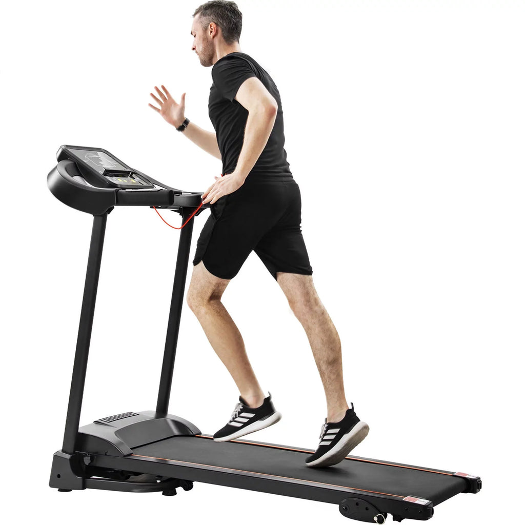Audio RT Incline Folding with Running Jogging Treadmill Motorized Machine Speakers Compact and Easy Adjuster