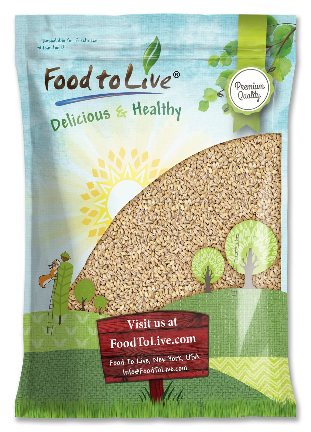 — Barley, Pounds — by Kosher, Live Raw Vegan, to 10 Pearled Food