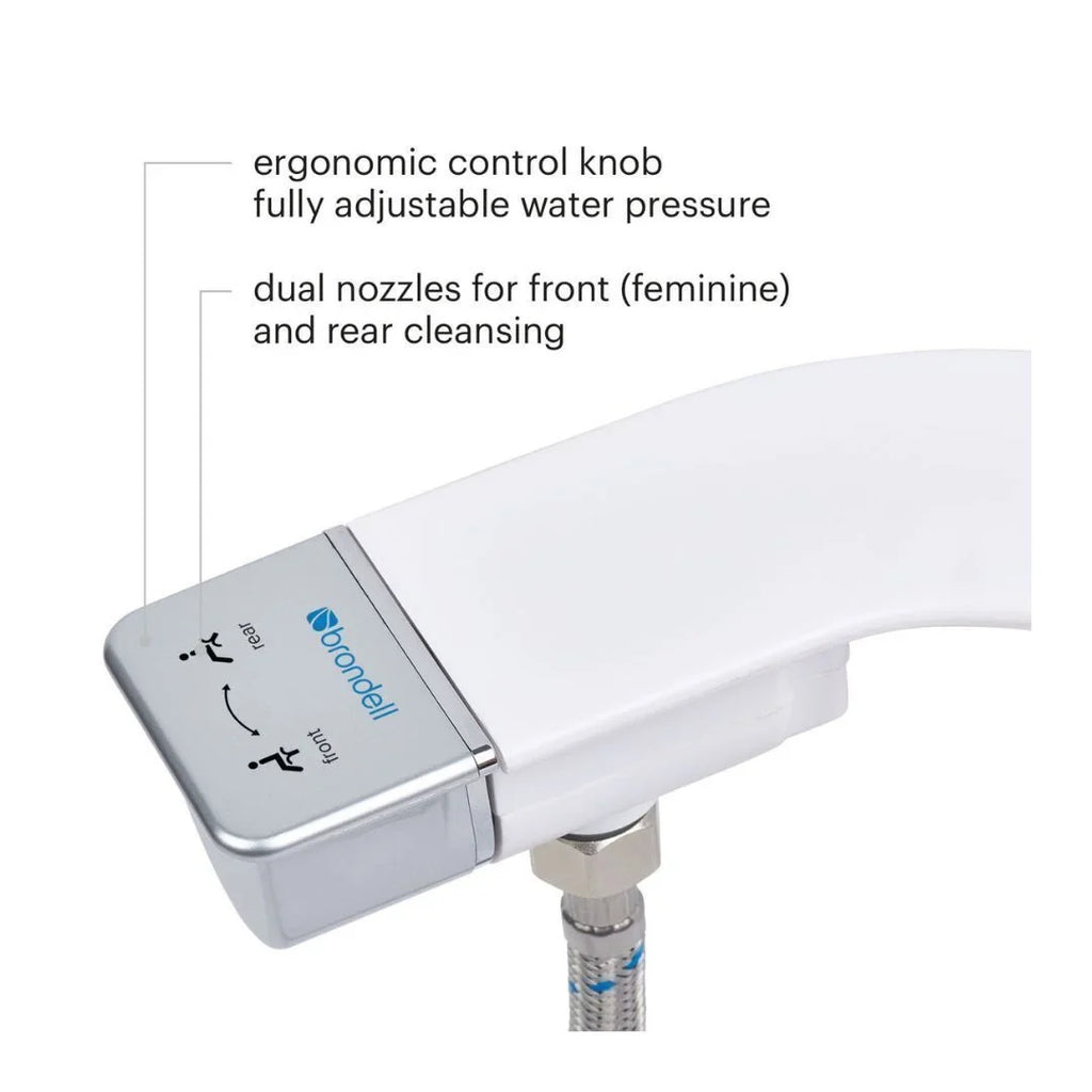 White Universal System Brondell Bidet SimpleSpa