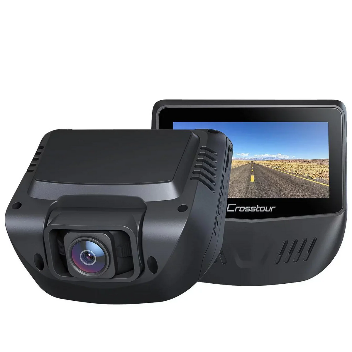 Dash for External IPS GPS Supported, Cam Screen, Dash Rear, 170°Wide Front Camera Cars, 3” Angle 1080P